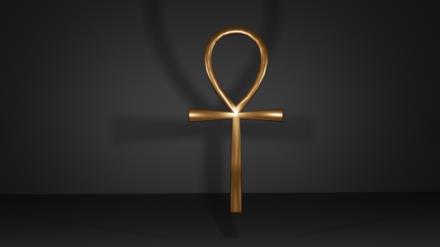 Ankh symbol Symbols of ancient Egypt pack 3D-Modell .c4d .max .obj .3ds .fbx .stl .blend 