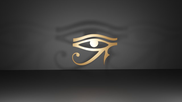 Eye Ra symbol Symbols of ancient Egypt pack Modello 3D .c4d .max .obj .3ds .fbx .stl .blend 