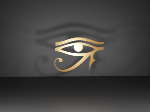 Eye Ra symbol Symbols of ancient Egypt pack 3D Model