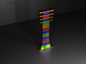 S&iacute;mbolo de jato Pacote de s&iacute;mbolos do antigo Egito Modelo 3D