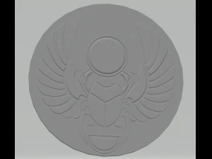 Scarabaeus symbol Symbols of ancient Egypt pack 3D Model