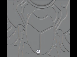 Scarabaeus symbol Symbols of ancient Egypt pack 3D Model