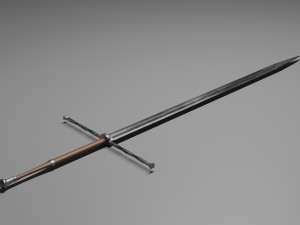 Medieval European sword 3D Models