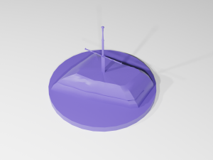Statuette sword in stone Modèles 3D en vedette