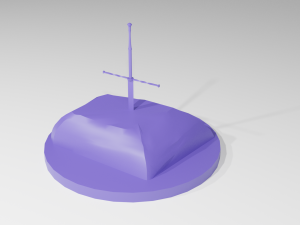 Statuette sword in stone Modèles 3D en vedette