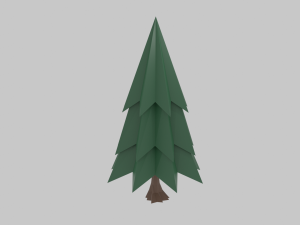 Coniferous trees 3D Model