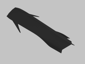 The concept of a cruise missile 3D 模型