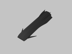 The concept of a cruise missile 3D 模型