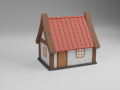 Middle age house 3D Model