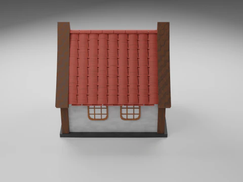 Middle age house 3D Model