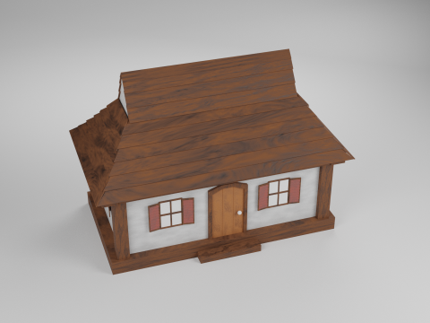 Middle age house 3D Model