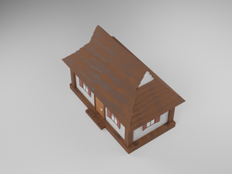 Middle age house 3D Model