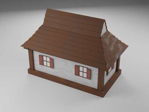 Middle age house 3D Model