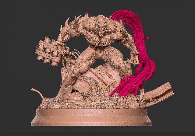 Anti Venom Figurine 3D model ready print – 3DModel Pro