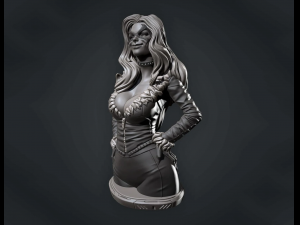 black cat bust 3d print model 3D 프린트 모델