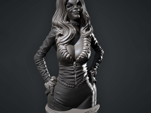 black cat bust 3d print model Model Cetak 3D