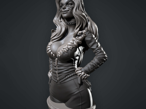 black cat bust 3d print model Model Cetak 3D