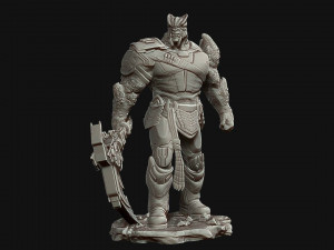 black dwarf - cull obsidian 3d print model Modèles 3D en vedette