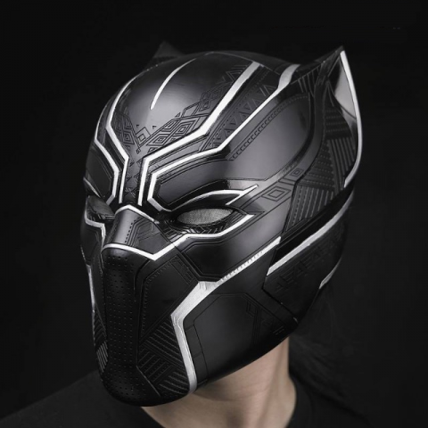 black panther helmet 3d print model 3D 打印模型 .c4d .max .obj .3ds .fbx .stl .blend