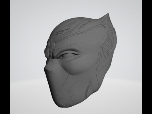 black panther helmet 3d print model 3D 打印模型
