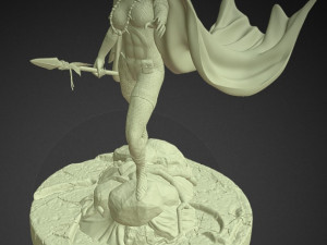 black panther woman 3d print model 3D 打印模型