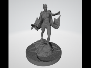 black panther woman 3d print model 3D 打印模型