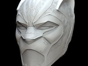 black panther infinity war helmet 3d print model Modèles 3D en vedette