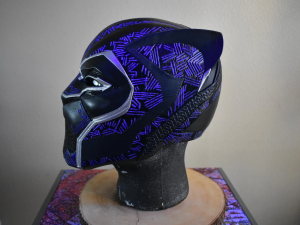 black panther infinity war helmet 3d print model Model Cetak 3D
