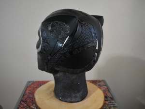 black panther infinity war helmet 3d print model Model Cetak 3D