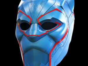 black panther 2018 movie helmet 3d print model 3D-printmodel
