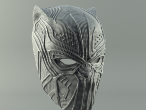 killmonger helmet black panther 3d print model 3D Print Model