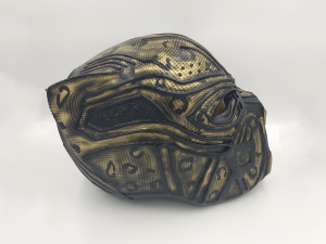 killmonger helmet black panther 3d print model Model Cetak 3D