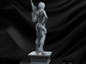black widow statue 3d print model Model Cetak 3D