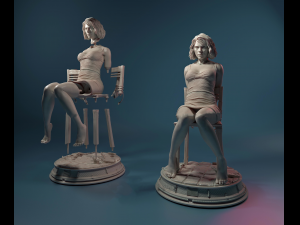 black widow interrogation 3d print model 3D-printmodel