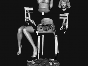 black widow interrogation 3d print model 3D-printmodel