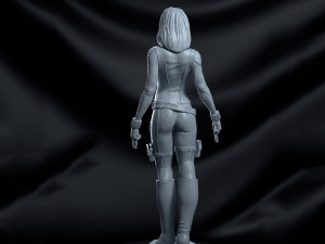 black widow marvel statue 3d print model Modelo de impresión 3D