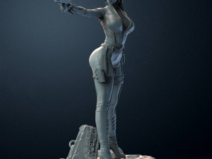 black widow marvel statue 3d print model 3D-Druckmodell