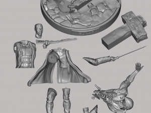 blade marvel statue ready to print 3D Принт Модель