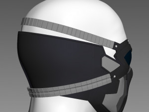 Winter Soldier Mask Ready to Print 3D Print Model