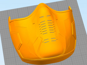 Winter Soldier Mask Ready to Print 3D Print Model
