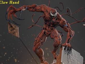 Carnage Statue Ready to Print 3D printmodel