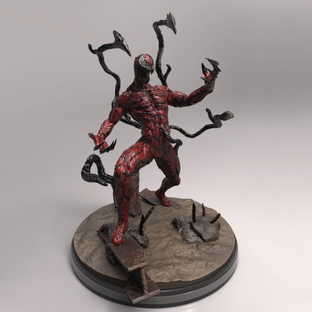 Carnage Miniatures Ready to Print Modelo de Impressão 3D .c4d .max .obj .3ds .fbx .stl .blend