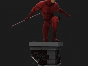 Daredevil Statues Ready to Print 3D Print Model