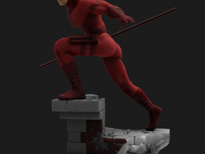 Daredevil Statues Ready to Print Modello di stampa 3D