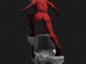 Daredevil Statues Ready to Print Modello di stampa 3D