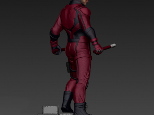 Daredevil Statues 3D Printing Model Stl 3D-printmodel
