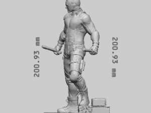 Daredevil Statues 3D Printing Model Stl 3D-printmodel