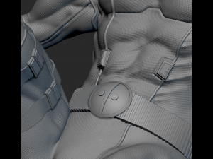 Deadpool Statue Ready to Print STL Format 3D 打印模型