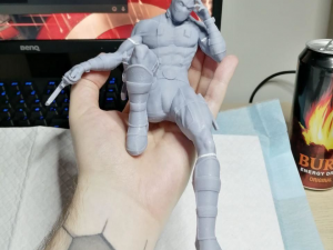 Deadpool Statue Ready to Print STL Format 3D 打印模型