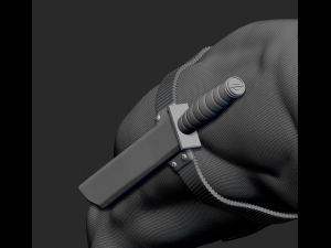 Deadpool Statue Ready to Print STL Format 3D 打印模型